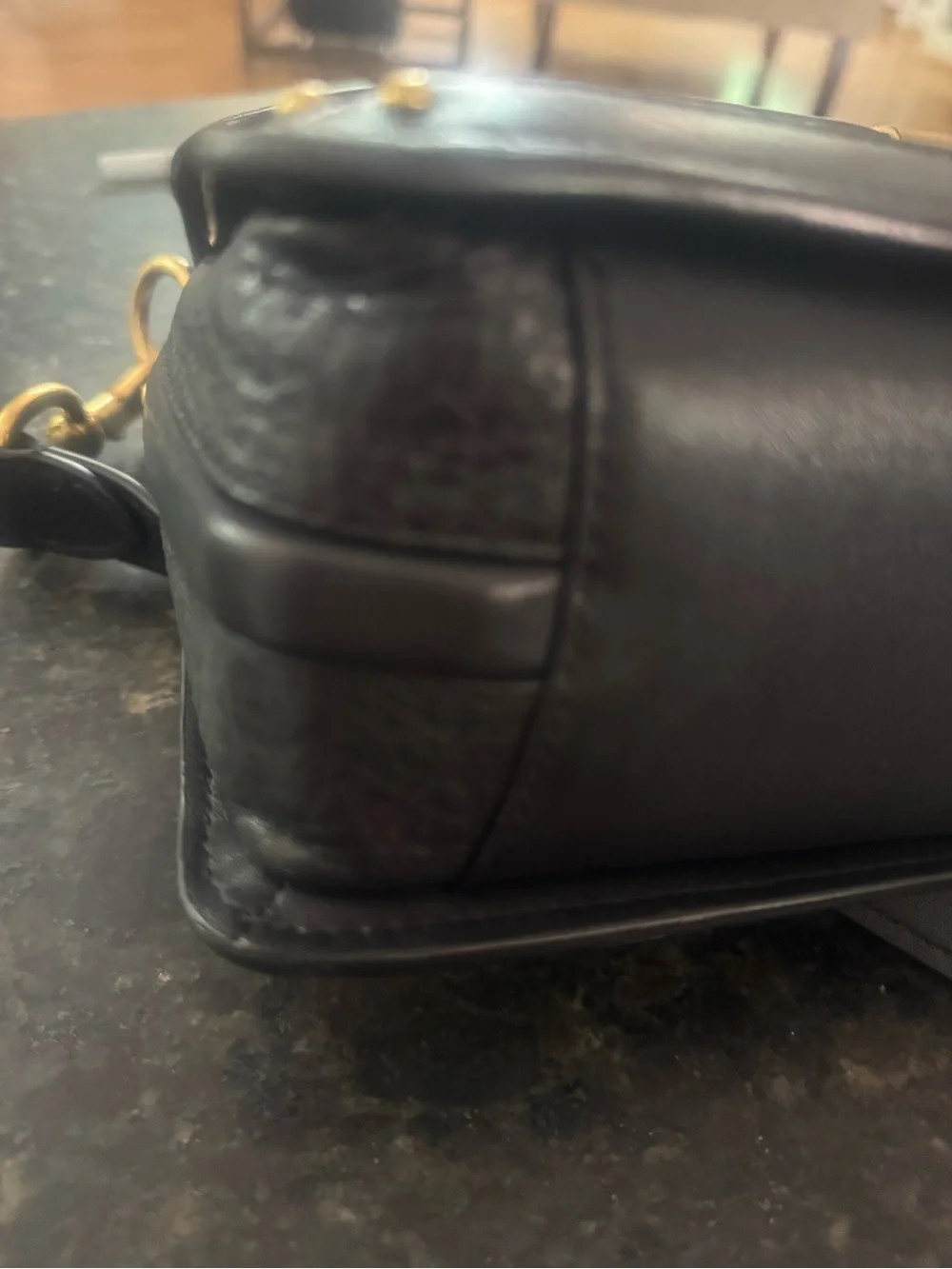 Coach Dreamer Mixed Leather Shoulder Bag